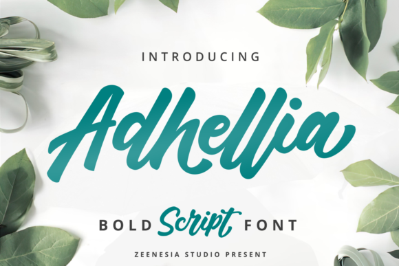 Adhellia: A Sweet and Brushed Handwritten Font for Marketers