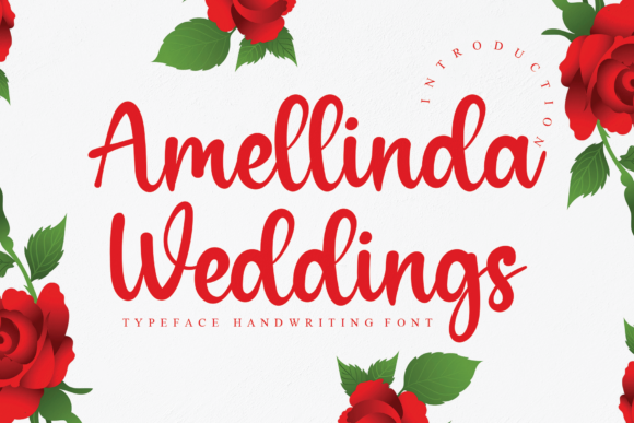 Amellinda Weddings: An Elegant Script Font for Designers