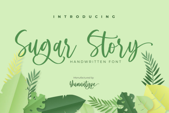 Bring Charm to Your Creations with Sugar Story Font