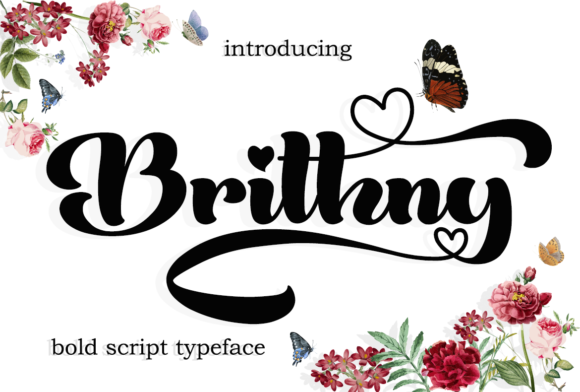 Brithny: A Sweet and Bold Script for Creative Branding
