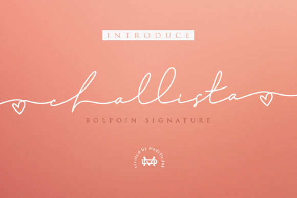 Challista: A Delicate Handwritten Font for Web Design
