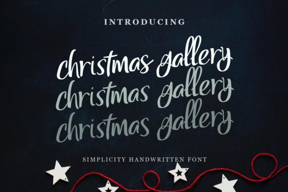 Christmas Gallery: A Charming Font for Handmade Creations