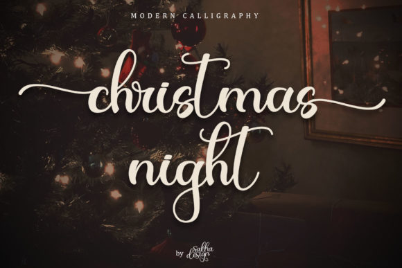 Christmas Night: A Charming Handwritten Font for Crafters