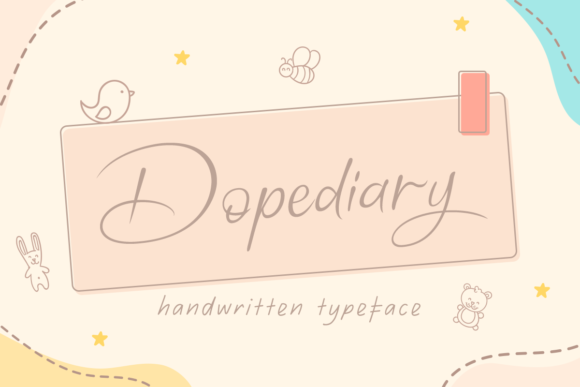 Discover Dopediary: A Handwritten Font for Elegant Web Design