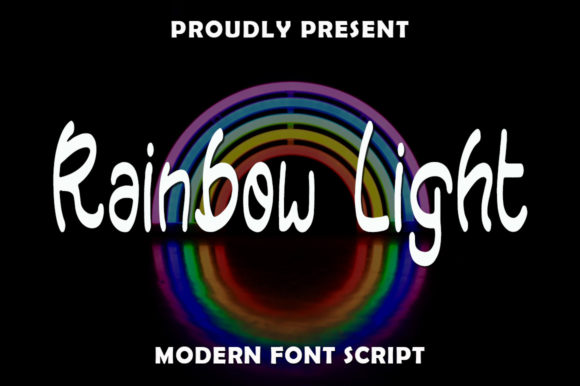 Discover Rainbow Light: A Friendly Handwritten Font for Branding