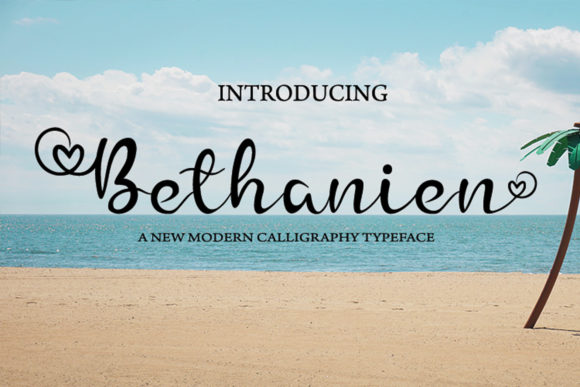Discover the Elegance of Bethanien: A Handwritten Font for Makers