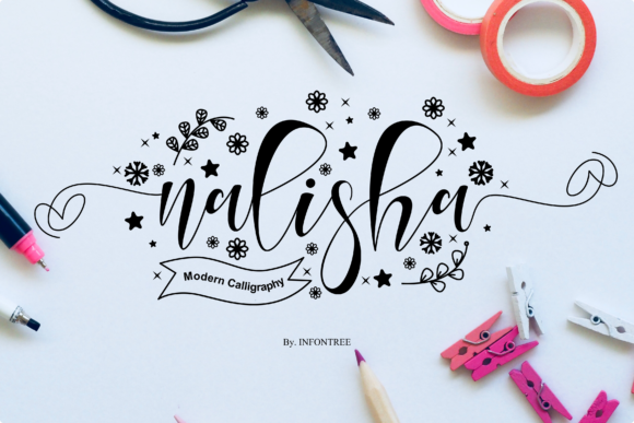 Elevate Your Brand with Nalisha: A Romantic Handwritten Font