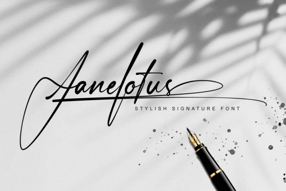 Enhance Your Brand with Janelotus: A Luxurious Handwritten Font