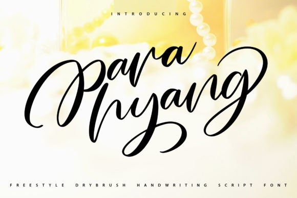 Enhance Your Handmade Creations with Para Hyang Font
