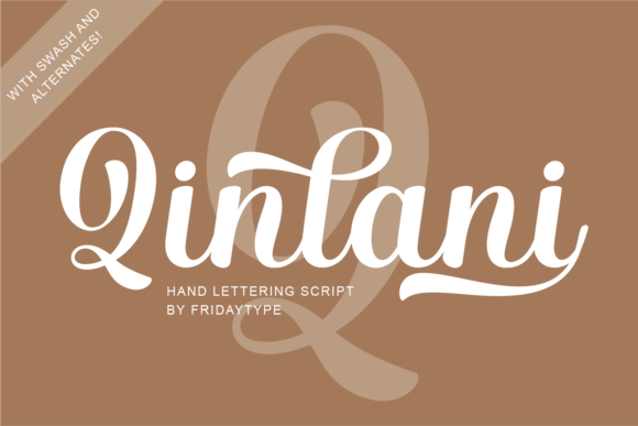Enhance Your Web Design with Qinlani, a Bold Handwritten Font