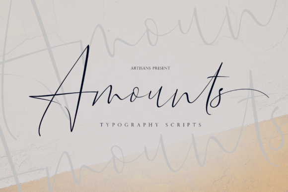 Enhance Your Web Design with the Elegant Amounts Font