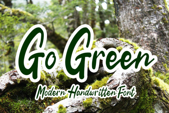 Go Green: A Stylish and Delicate Handwritten Font