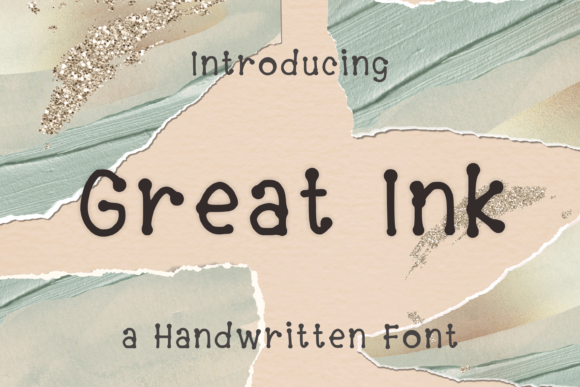 Great Ink: A Handwritten Font for Polished Branding