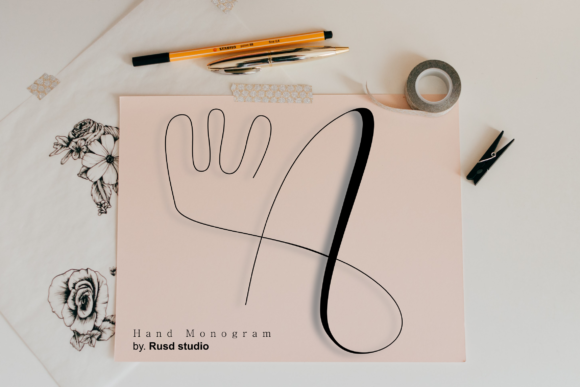 Hand Monogram: Elevate Your Brand with Elegant Typography