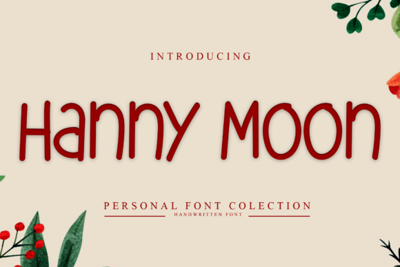 Hanny Moon: A Sweet, Handwritten Font for Crafters