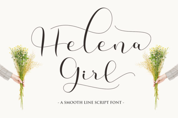 Helena Girl: A Graceful Script Font for Elegant Web Designs
