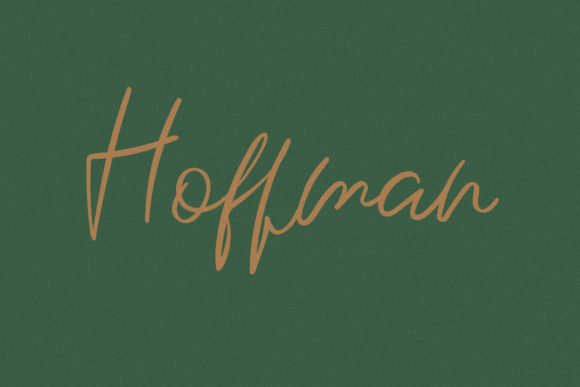 Hoffman: A Charming Script Font for Elegant Branding