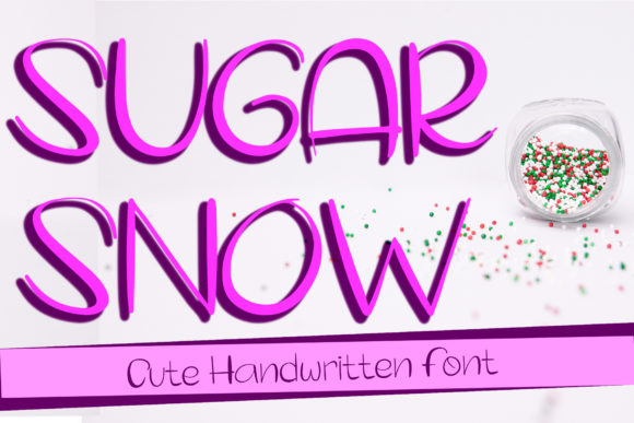 Introducing Sugar Snow: A Versatile Handwritten Font