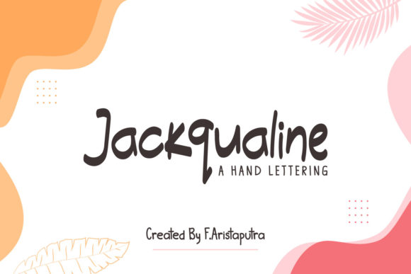 Jackqualine: A Joyful Handwritten Font for Creative Branding