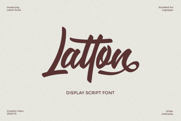 Latton: The Bold Cursive Font for Eye-Catching Designs