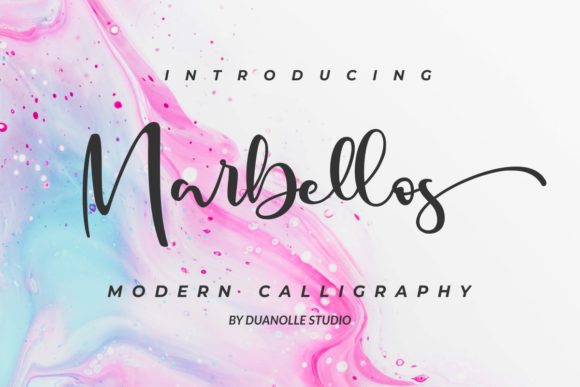 Marbellos: A Beautiful Script Font for Polished Branding