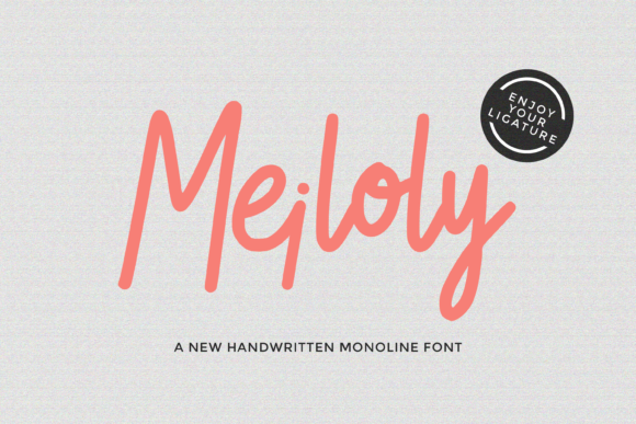 Meiloly: A Handwritten Font for Professional Branding