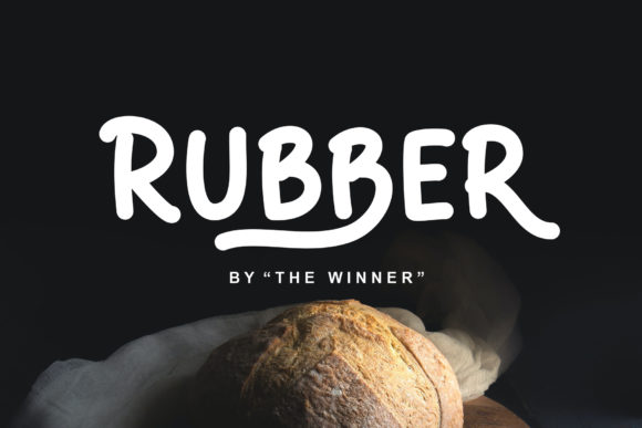 Rubber: A Bold Script for Creative Projects