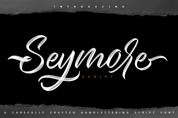 Seymore: A Script Amp Font for Elegant Branding
