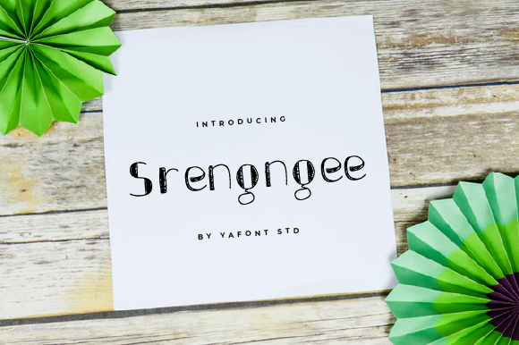 Srengngee: A Charming Handwritten Font for Engaging Campaigns