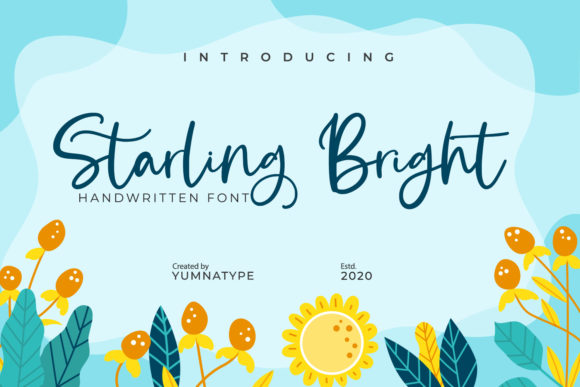 Starling Bright: A Handwritten Font for Elegant Branding