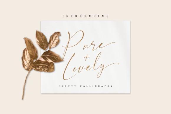 Transform Your Brand with Pure Lovely Font