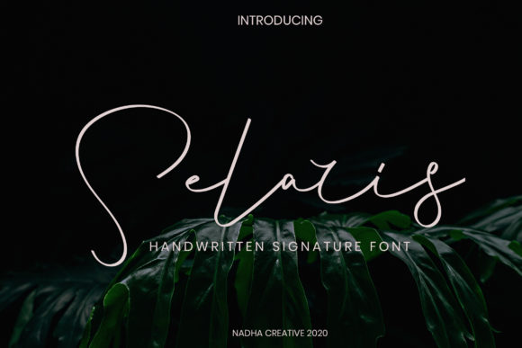 Transform Your Brand with Selaris: A Delicate Handwritten Font