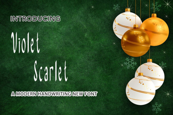 Violet Scarlet: A Handwritten Font for Engaging Visuals