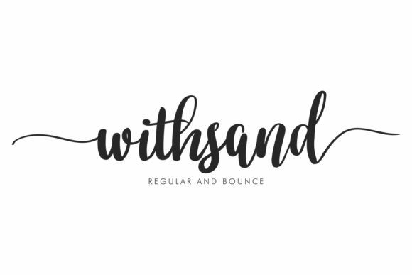 Withsand: A Handwritten Font for Bold and Elegant Web Design
